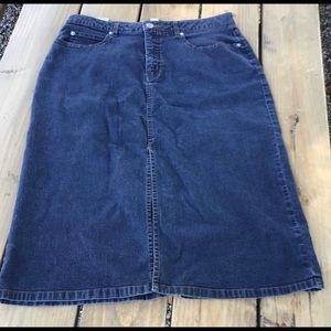 Halogen Denim/Jean skirt size 10